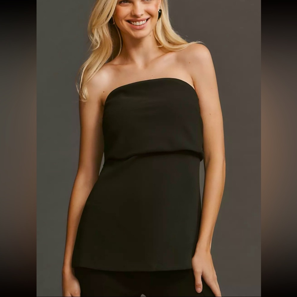 Anthropology, Sophia Rue Coeur strapless top.